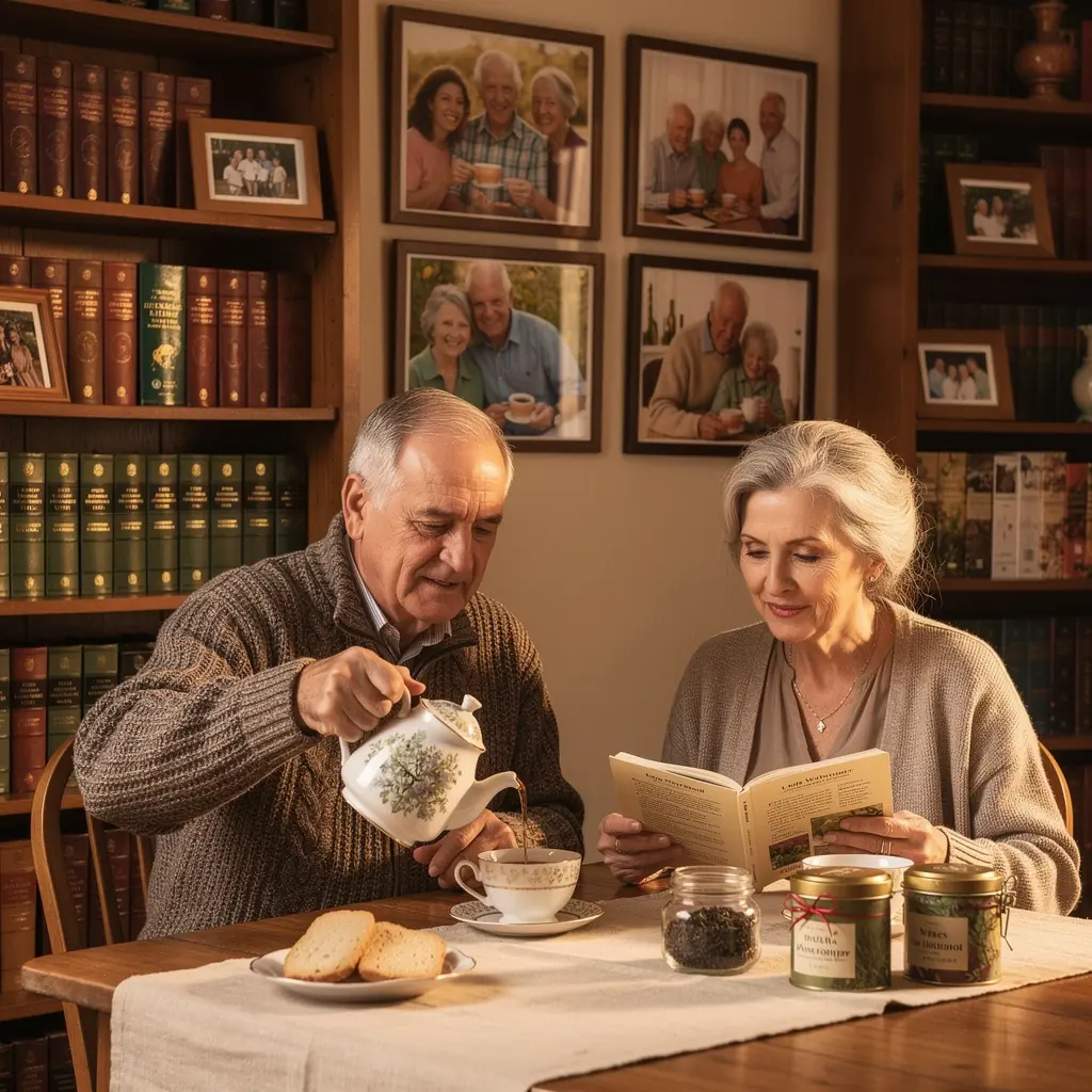 Teásdobozok sorakoznak, különböző ízesítésű teák címkéivel.